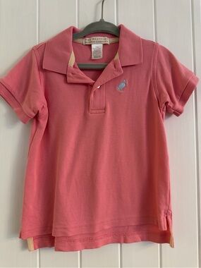 The Beaufort Bonnet Company Girls' Coral Pink Polo